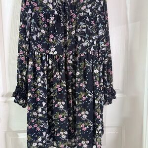 Floral Long Sleeve Dress